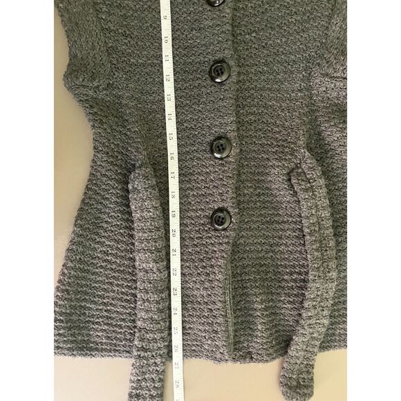 Tabitha button front wool blend cardigan sweater vest - Picture 6 of 6